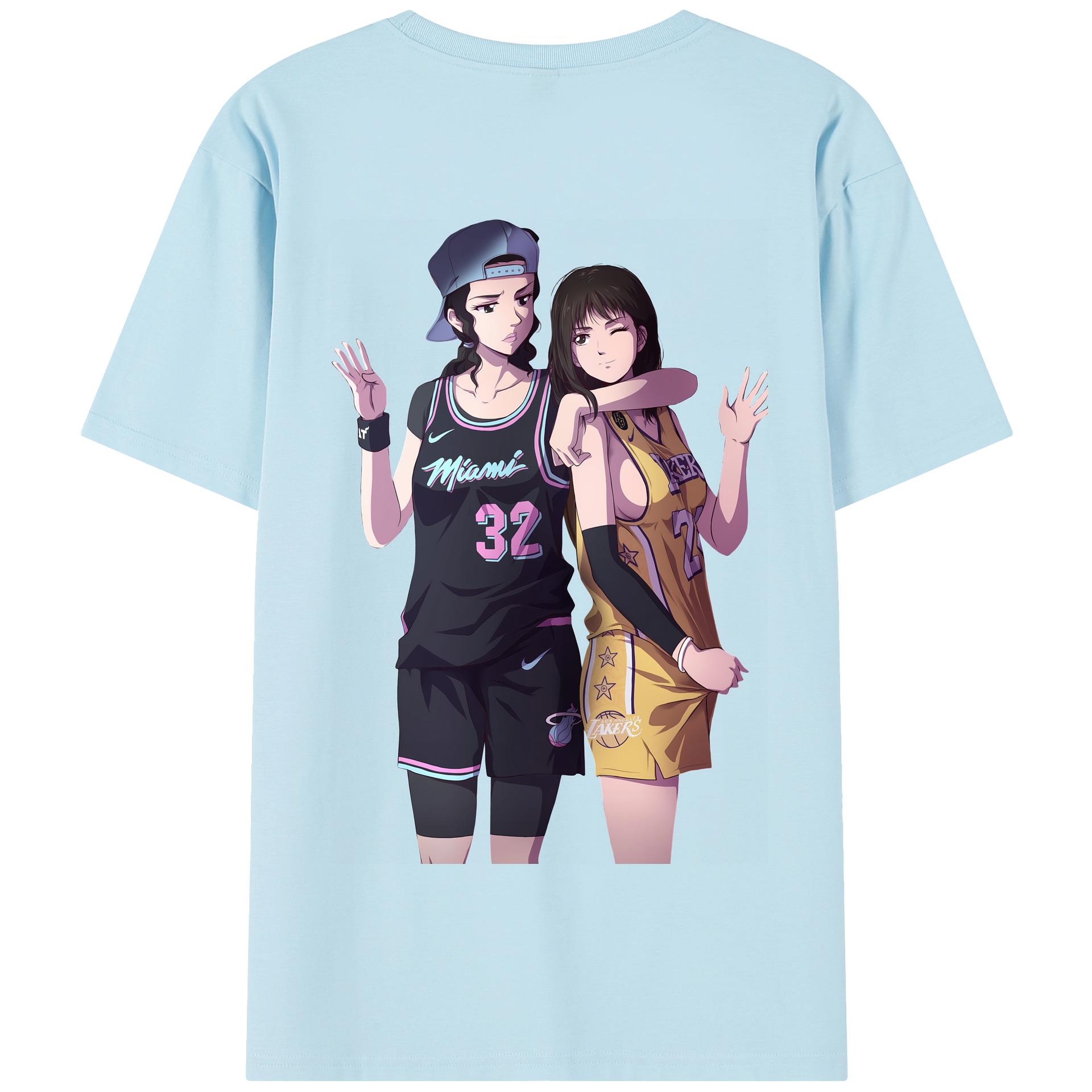 （画像用） SLAM DUNK／スラムダンク 綿100％半袖Tシャツ（背面プリント）